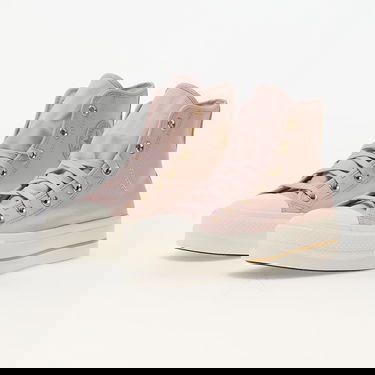 Tenisky a topánky Converse Chuck Taylor All Star Lift Platform Tailored Lines Flush Stone/ Egret/ Gold Ružová | A10431C, 5