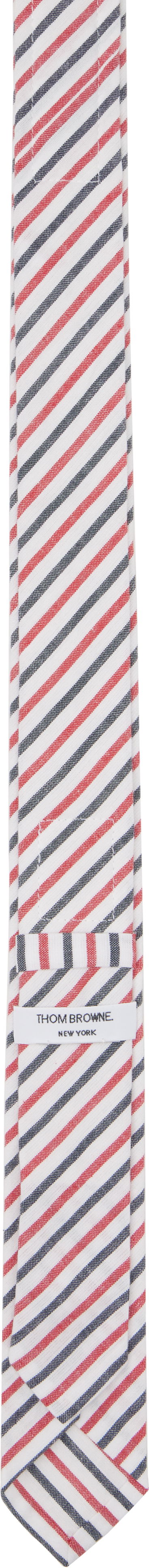 Šál Thom Browne Thom Browne Wide Uni Stripe Madras Cotton Tie Rôznofarebný | MNL001A-F0810, 1