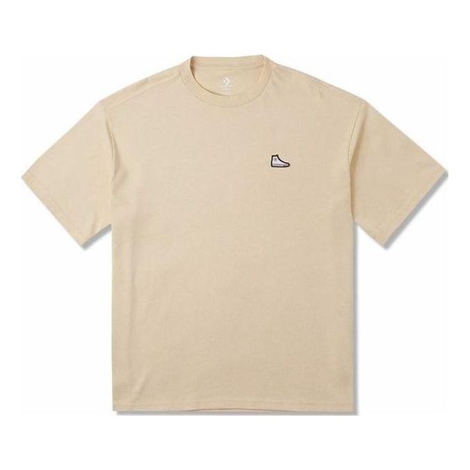 Tričko Converse Sneaker Patch Loose-Fit T-Shirt Béžová | 10025397-A12