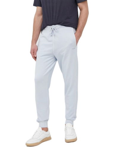 Tepláky BOSS Relaxed Fit French-terry Cotton Pant Šedá | 50472661