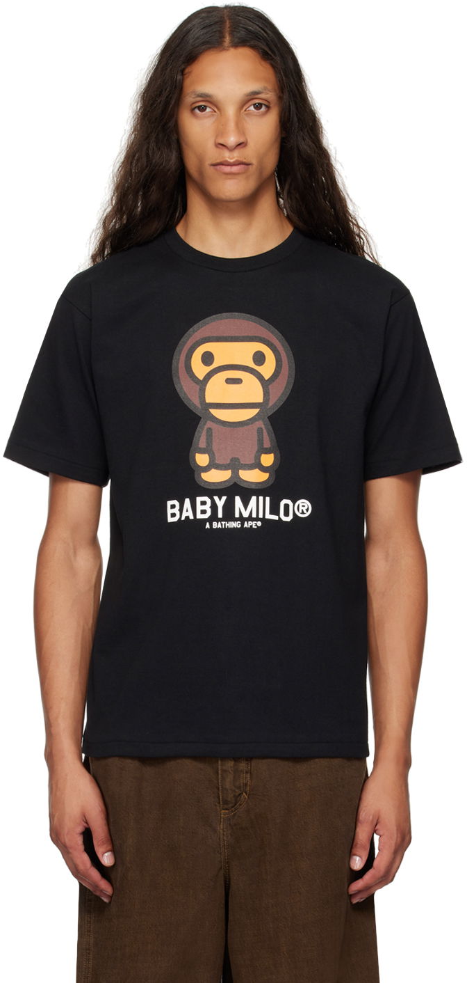 Tričko BAPE BAPE Black Baby Milo T-Shirt Čierna | 002TEK301001M, 0