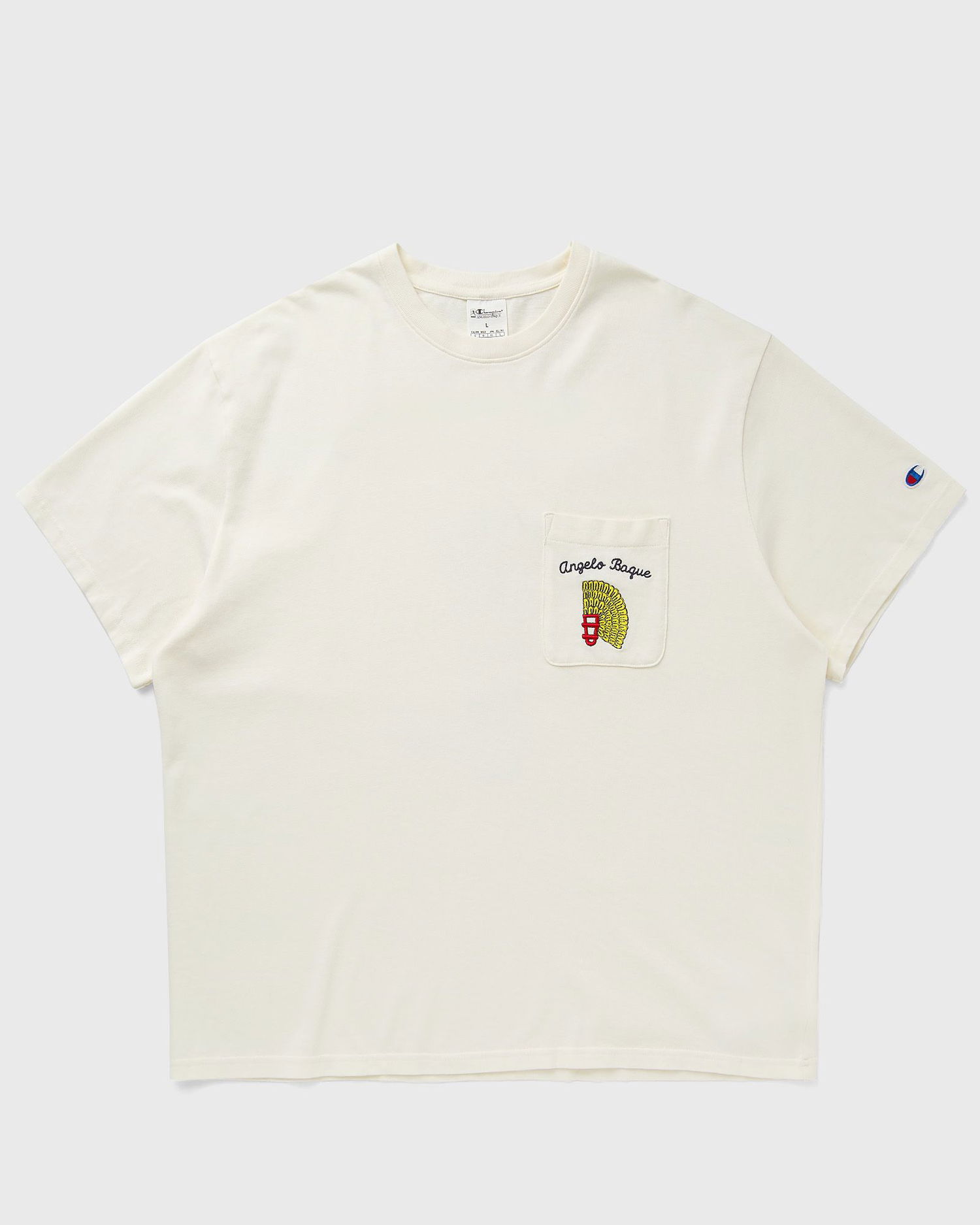 Tričko Champion Angelo Baque Crewneck T-Shirt Béžová | GP205100-XANPD, 0