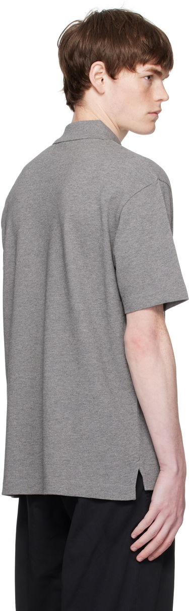 Polo tričko MAISON KITSUNÉ Maison Kitsuné Fox Head Patch Polo Šedá | PM00210KP0001, 2