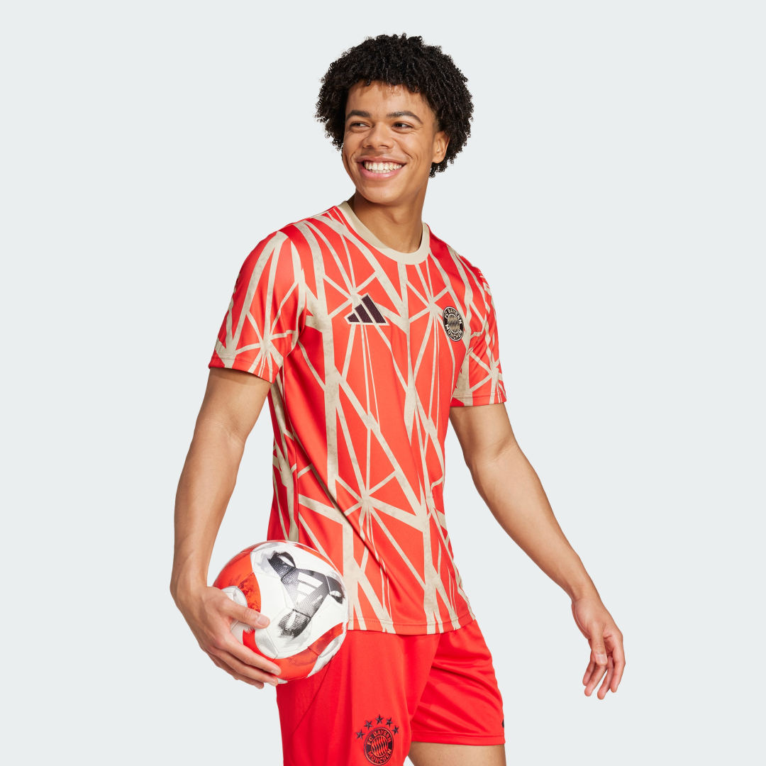Dres adidas Performance FC Bayern Prematch Jersey Červená | JD8335, 1