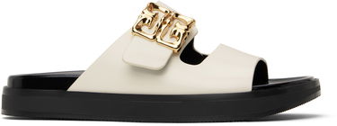 Doplnky Givenchy Givenchy 4G Liquid Flat Sandals Biela | BE309UE2CF105, 0