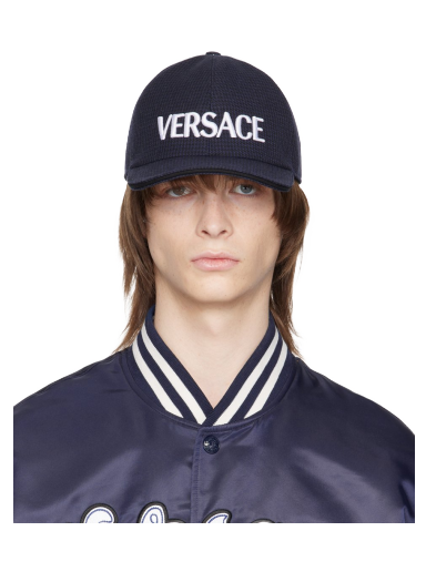 Šiltovka Versace Houndstooth Cap Navy | 1001590 1A06393