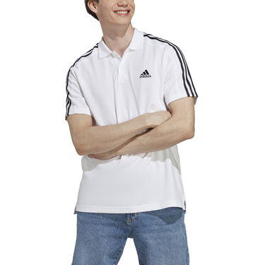 Polo tričko adidas Performance 3-Stripes Polo Shirt Biela | IC9312, 1