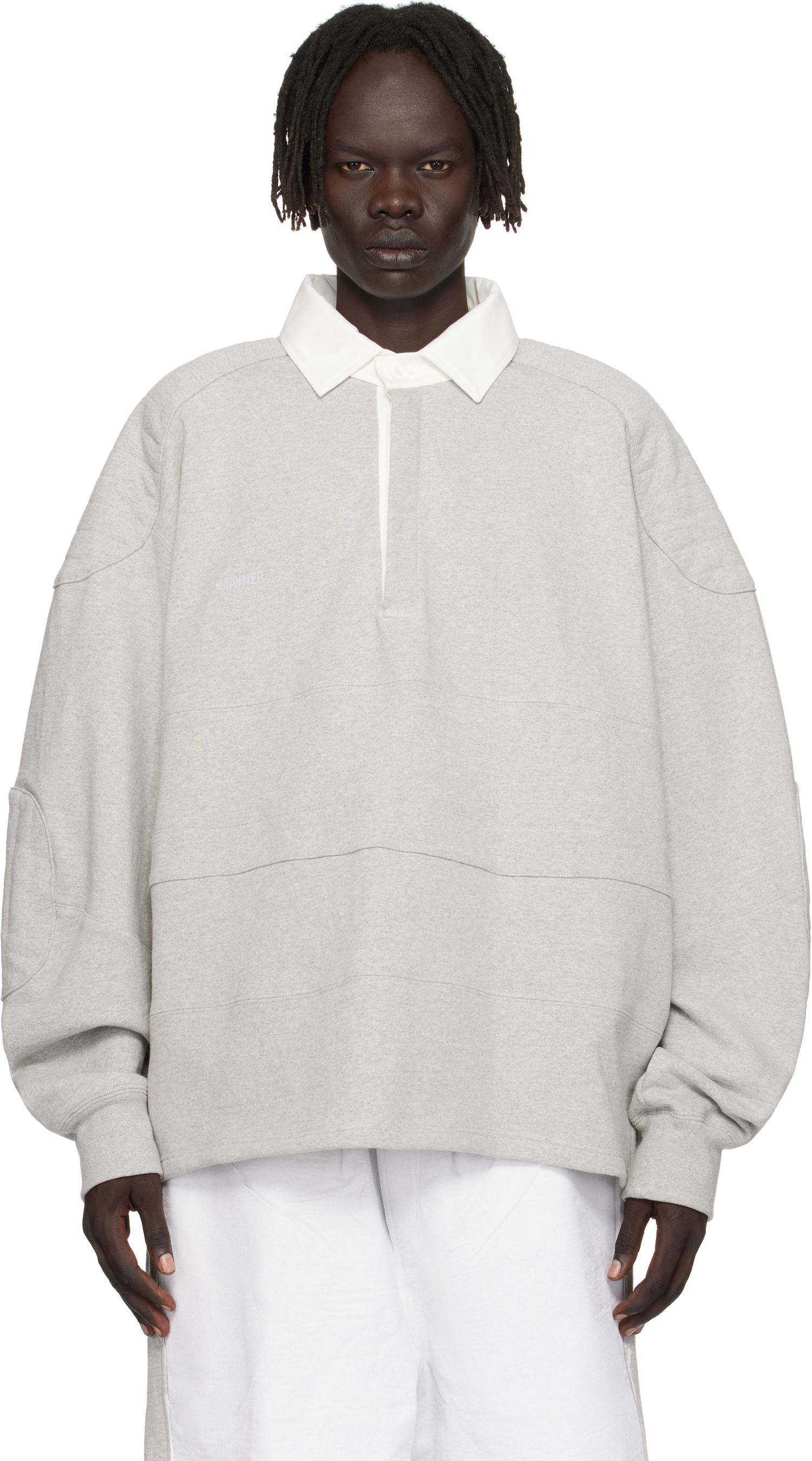 Polo tričko HED MAYNER Hed Mayner Paneled Polo Šedá | HMMB72021R-HB211, 0