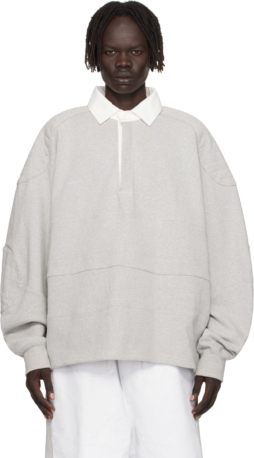 Polo tričko HED MAYNER Hed Mayner Paneled Polo Šedá | HMMB72021R-HB211