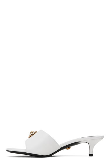 Tenisky a topánky Versace Versace Alia 45mm Heeled Sandals Biela | 1018241_DVT2P_1W56V, 2