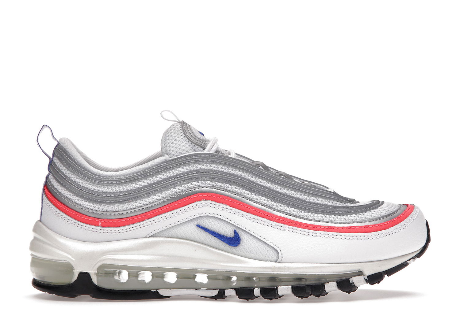 Tenisky a topánky Nike Air Max 97 Metallic Silver Flash Crimson Racer Blue W Biela | CZ6087-101, 0