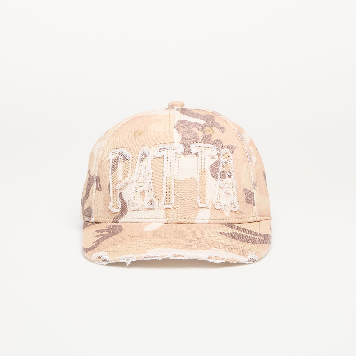 Šiltovka Patta Patta Frayed Woodland Camo Sports Cap Béžová | POC-SS25-4100-815-0007-193, 0