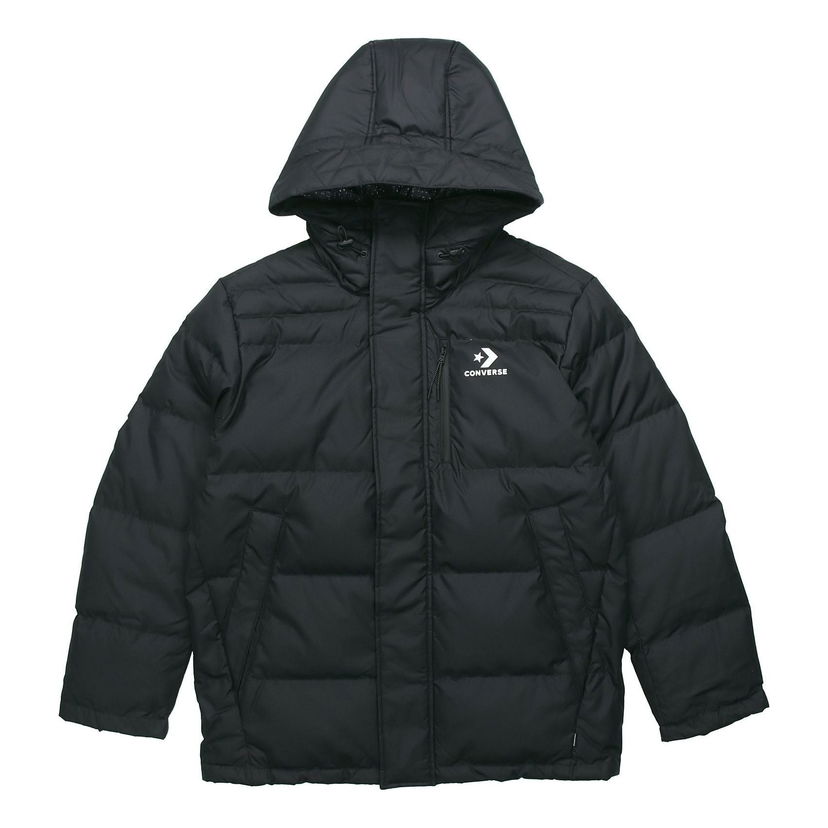 Prešívaná bunda Converse Feather Down Jacket Čierna | 10019321-A02