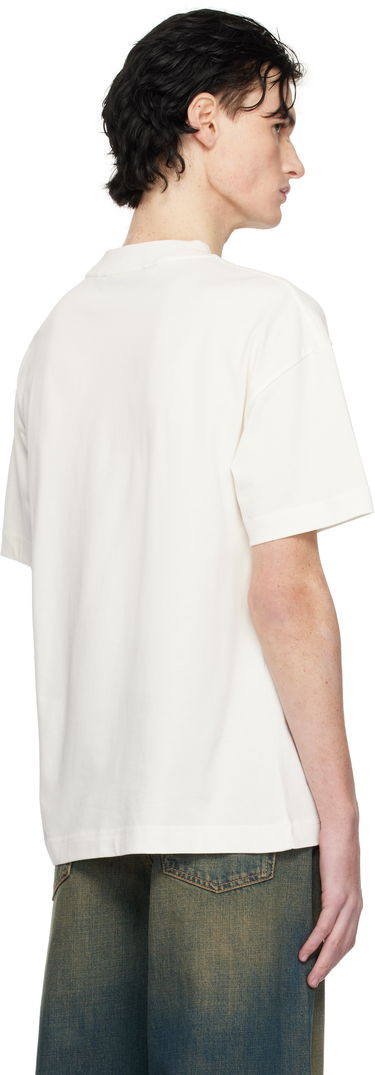 Tričko Palm Angels Flame Logo T-Shirt Biela | PMAA001S25JER0020310, 2