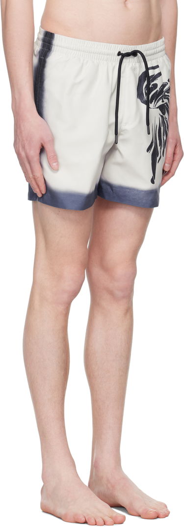Plavky Dries Van Noten Dries Van Noten Printed Swim Shorts Béžová | 251-082500-1433, 4