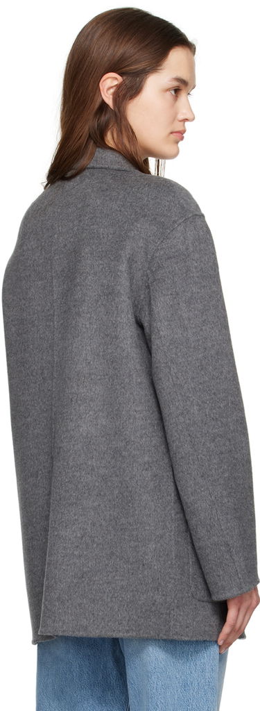 Bunda TOTEME TOTEME Patch Pocket Jacket Šedá | 242-WRO1613-FB0006, 2