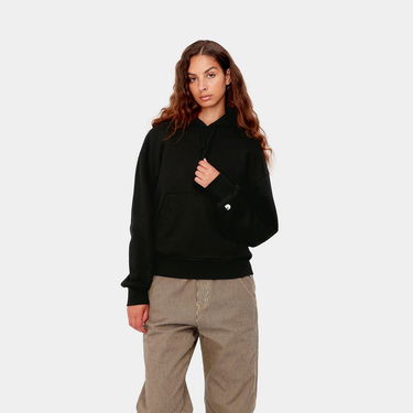 Mikina Carhartt WIP Hooded Casey Sweatshirt Čierna | I030630_0M4_XX, 0