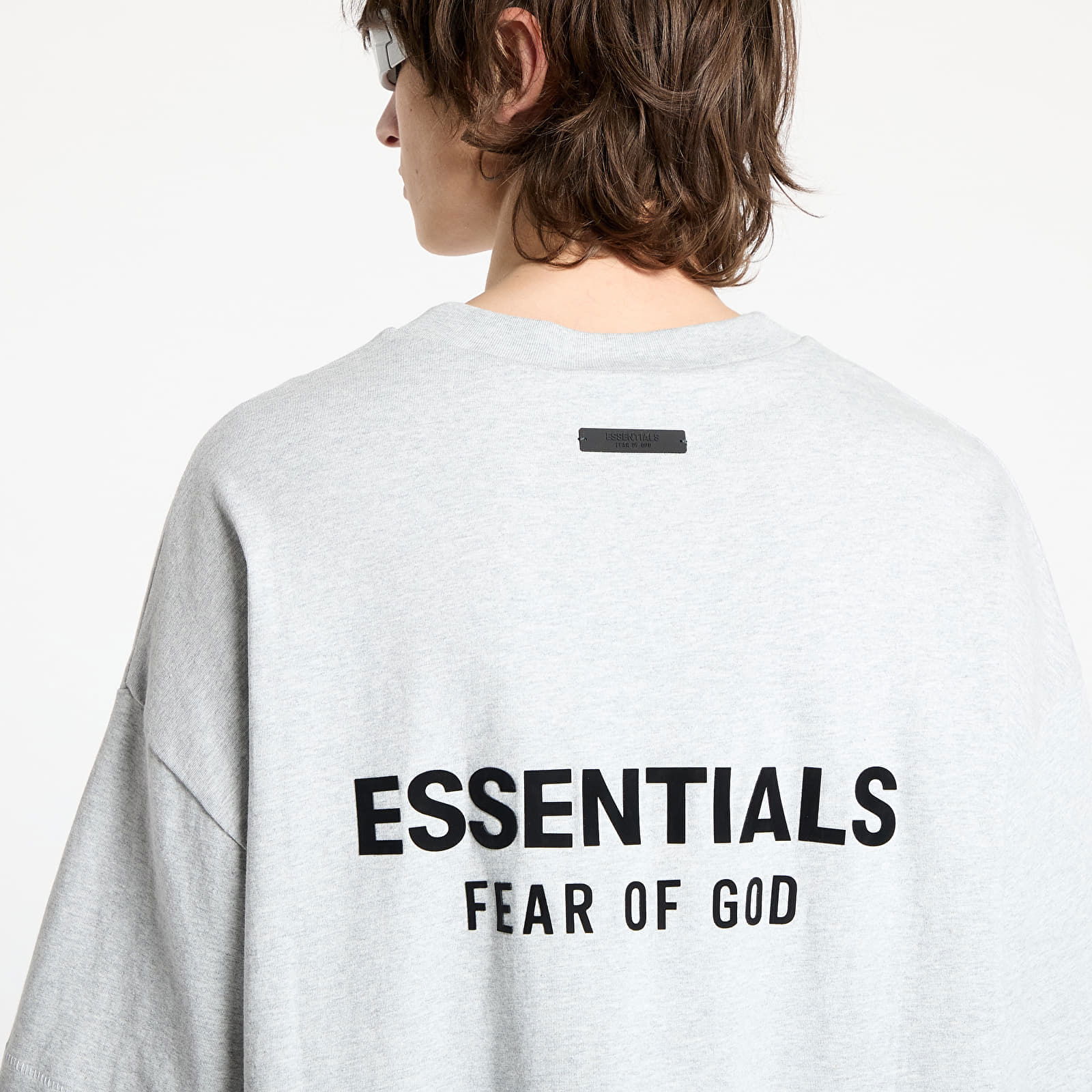 Essentials Jersey Crewneck T-Shirt Light Heather