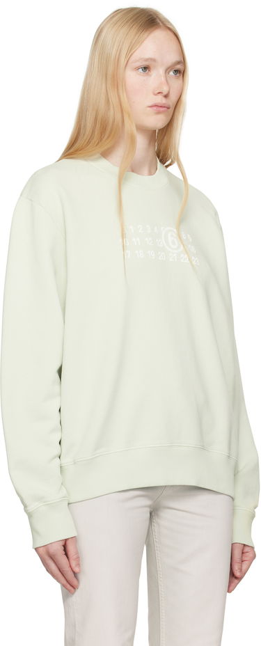 Sveter Maison Margiela MM6 Maison Margiela Numeric Sweatshirt Zelené | SH2GU0021 M25004, 1
