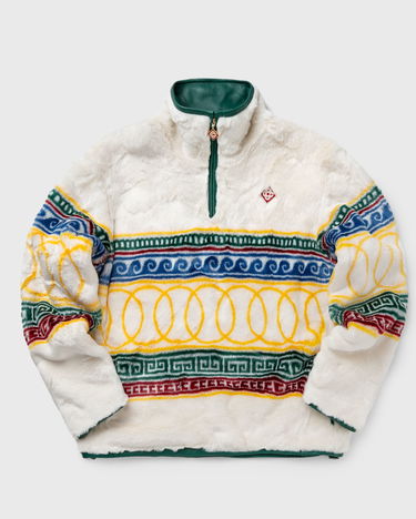 Bunda Casablanca JACQUARD FAUX FUR PULLOVER JACKET Žltá | MF24-OT-123-01, 0
