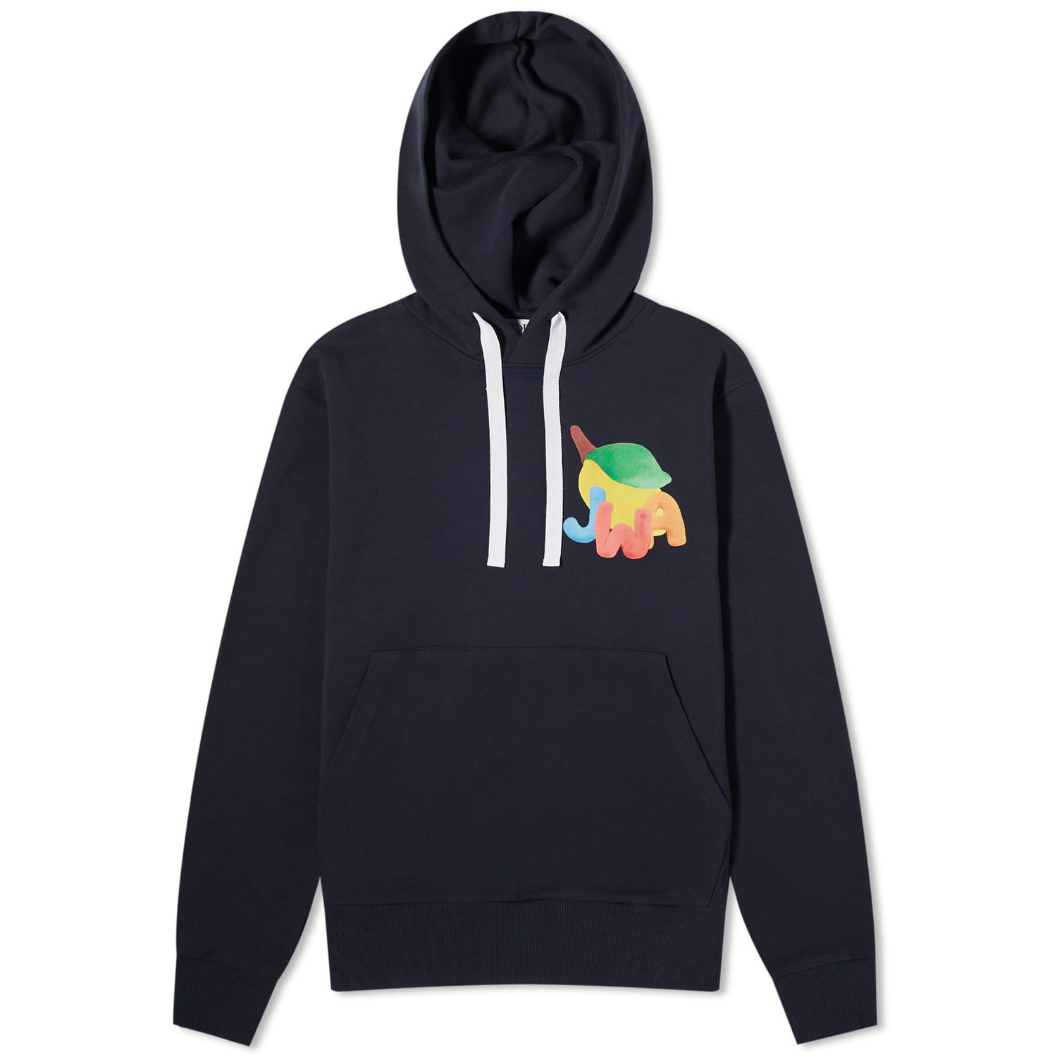 Mikina JW Anderson JWA Lemon Print Hoodie Navy | JW0171-PG0717-888, 0