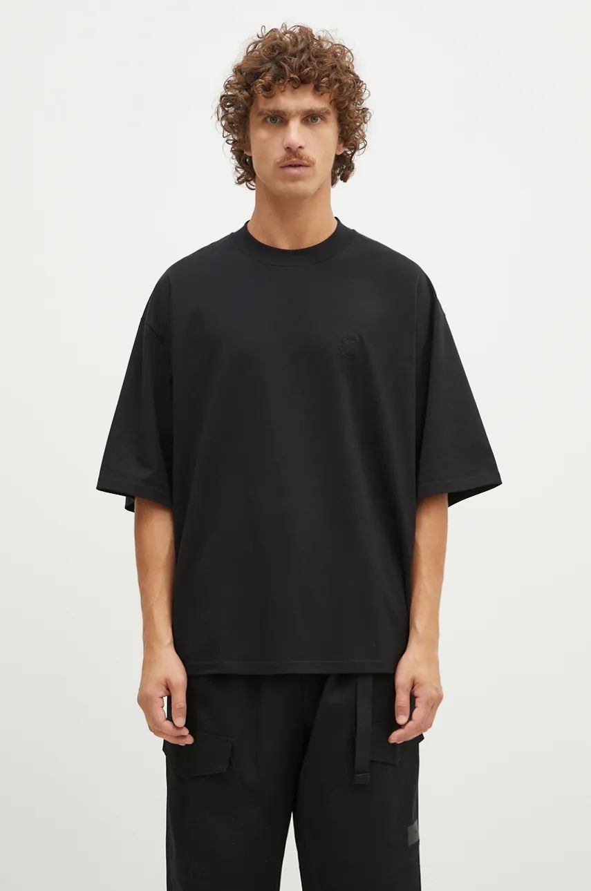 Oversized Crewneck Tee with Application