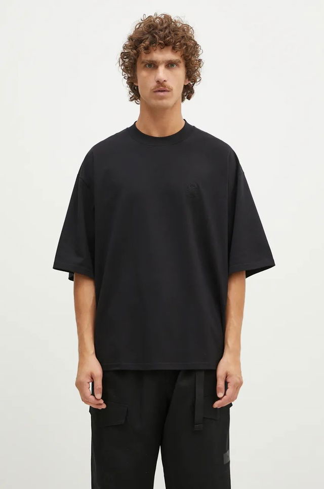 Oversized Crewneck Tee with Application