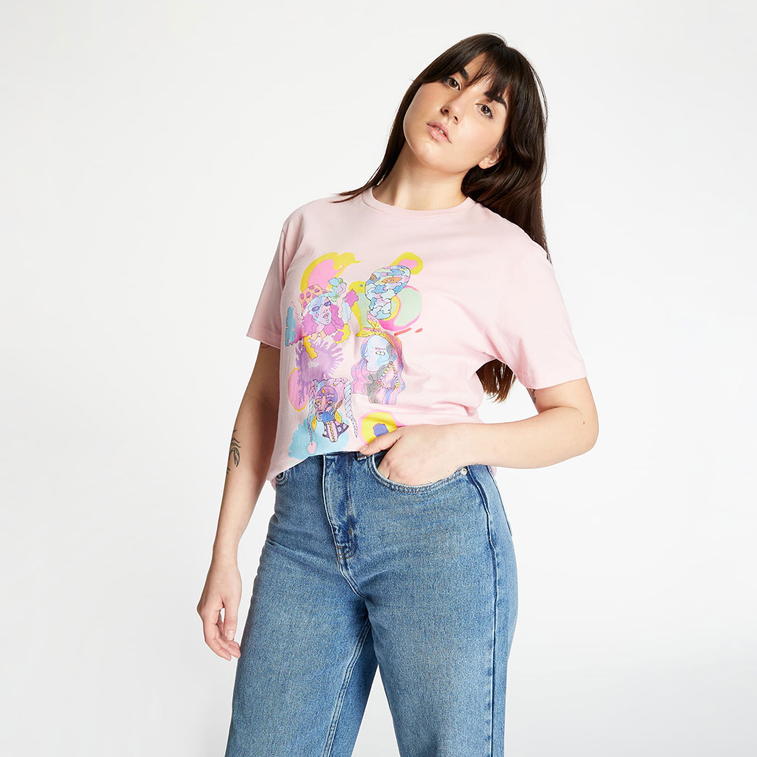 Tričko Footshop Romanian Artist Béžová | FTSHP_77, 0