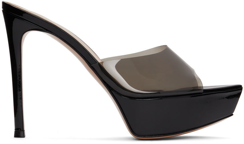 Tenisky a topánky Gianvito Rossi Gianvito Rossi Betty Heeled Platform Sandals Čierna | G17240-85RIC-GSV, 0