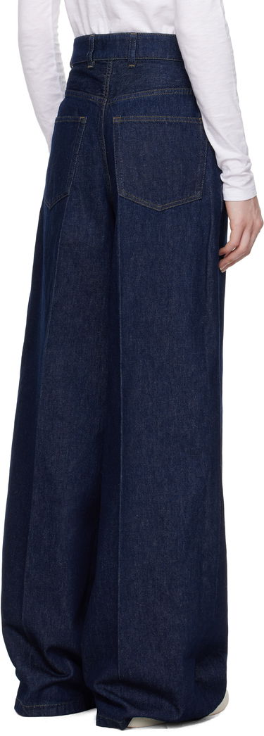 Džínsy A.P.C. Anastasia Barbieri Edition Azzurra Wide Leg Jeans Navy | COHEX-F08489, 2