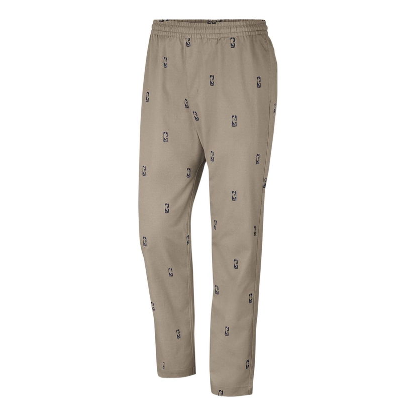 Nohavice Nike Team 31 Courtside Logo Print Pants Béžová | DC0890-247