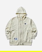 Reverse Weave Double Zip Hoodie