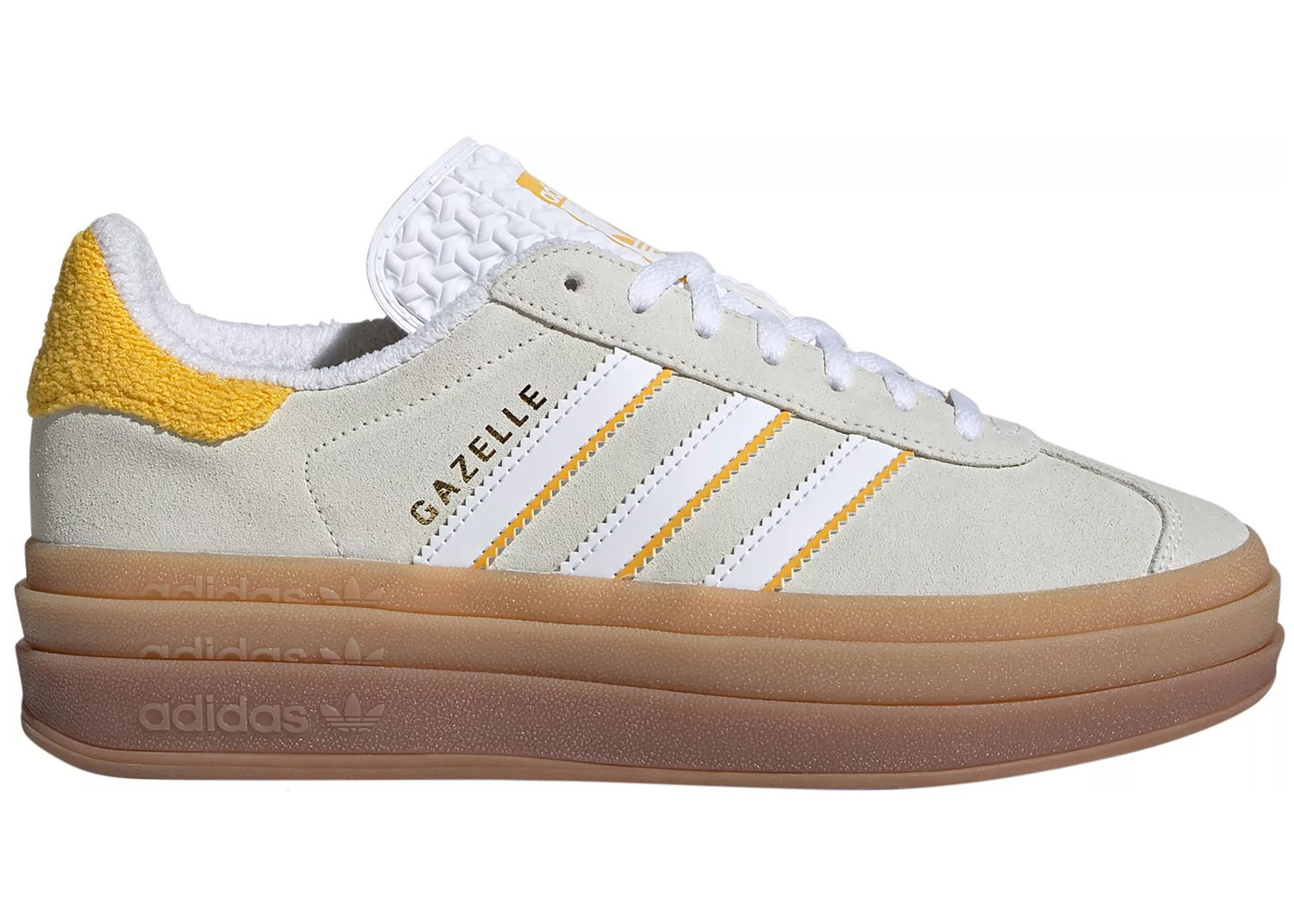 Tenisky a topánky adidas Originals adidas Gazelle Bold Ivory Bold Gold (Women's) Šedá | IH9929, 0