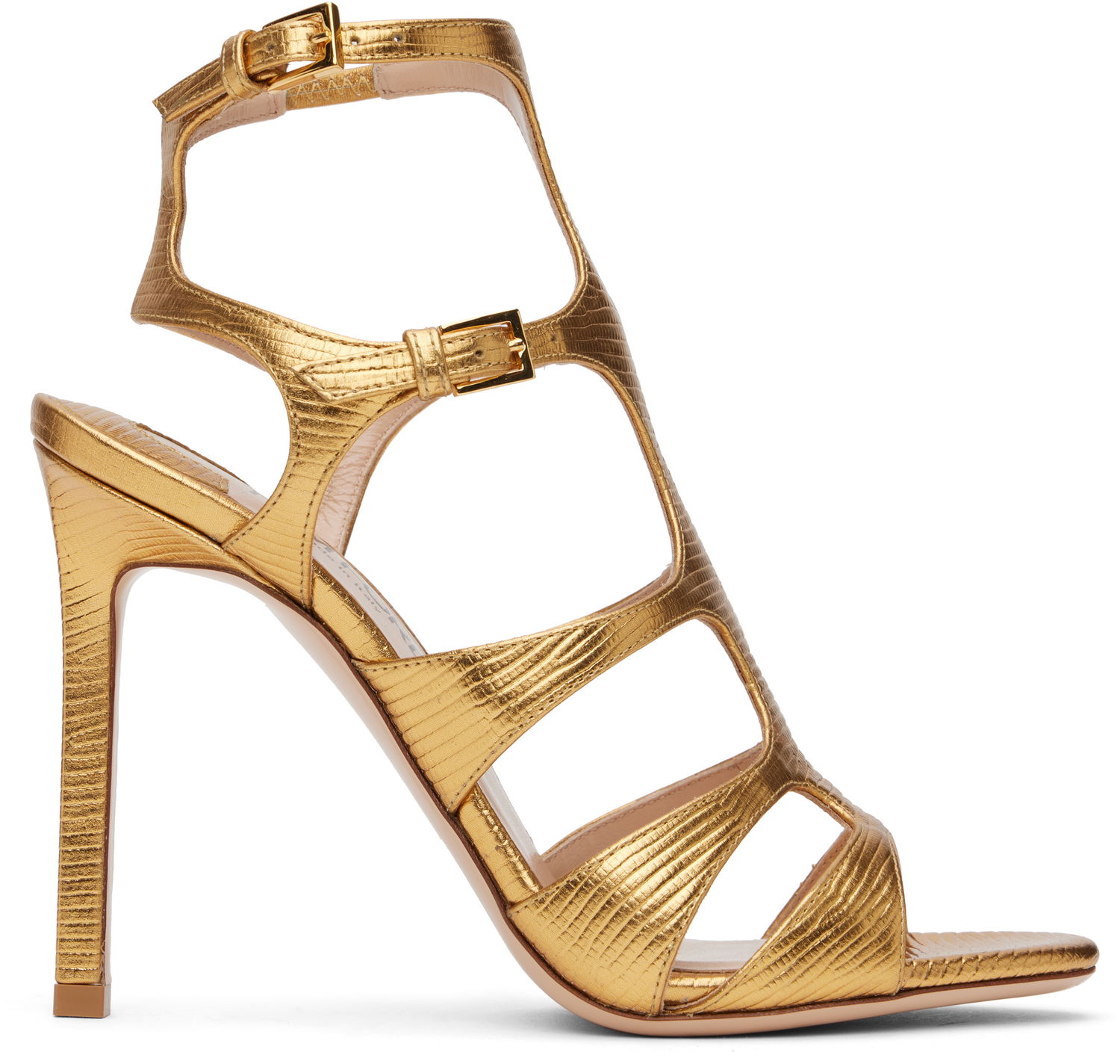 Starostlivosť o obuv Tom Ford TOM FORD Paradis Heeled Sandals Metalická | W3613-LCL232G, 0