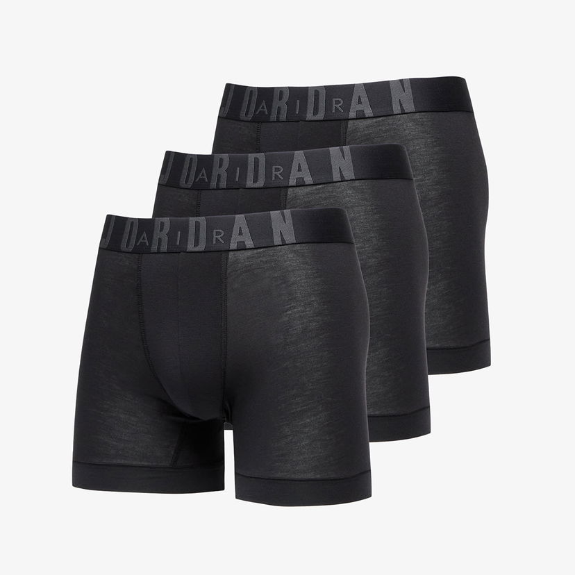 Spodná bielizeň a ponožky Jordan Jordan Flight Modal Boxer 3-Pack Black S Čierna | JM0621-023