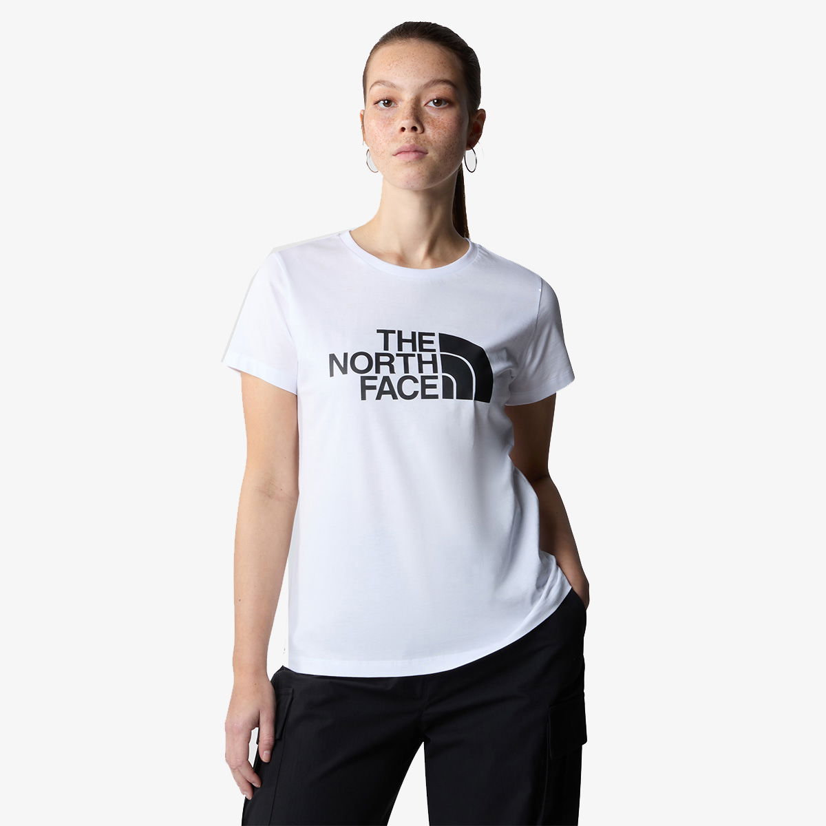 Tričko The North Face W S/S EASY TEE TNF WHITE Biela | NF0A87N6FN41, 0