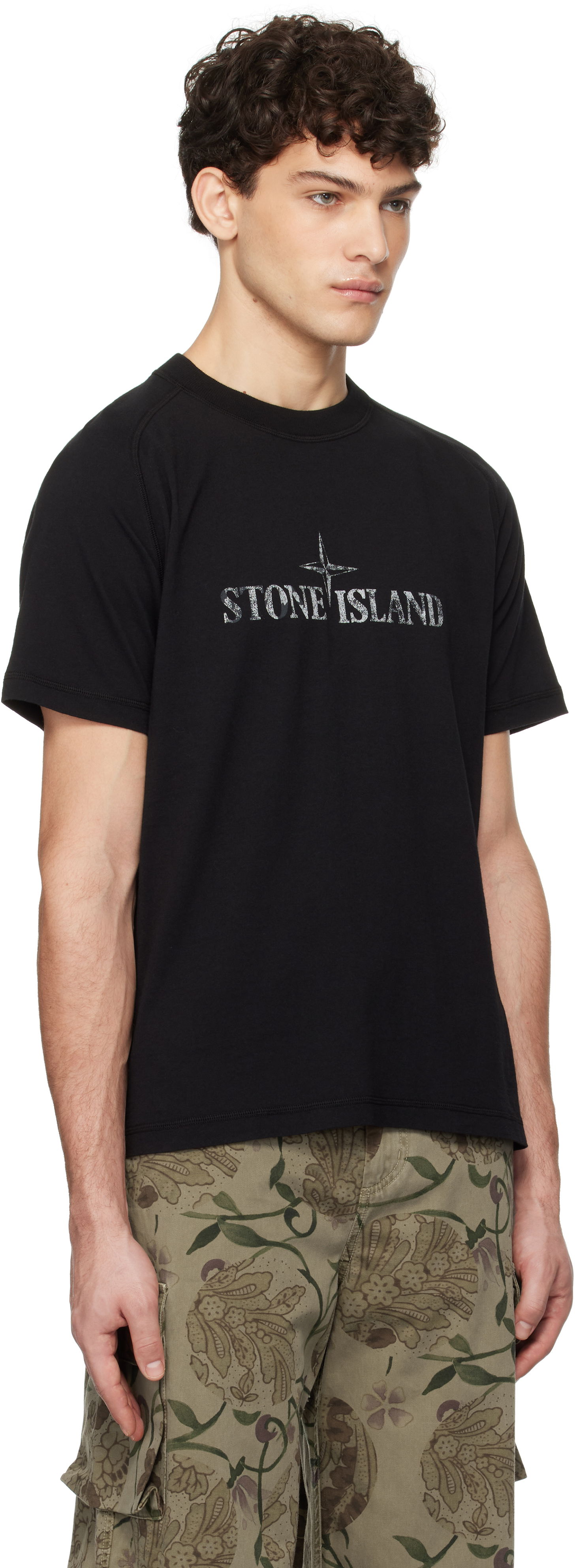 Tričko Stone Island Organic Cotton Jersey T-Shirt Čierna | K1S15 2100020 S0081, 1