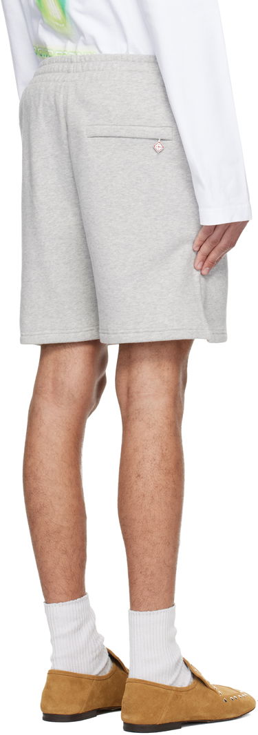 Šortky Casablanca Cashmere Blend Sweat Shorts Šedá | M-SP26-JTR-335-01, 2