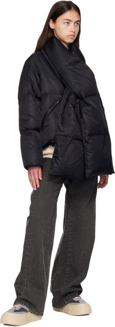 Prešívaná bunda Maison Margiela MM6 Maison Margiela Scarf Down Jacket Čierna | S52AM0332 M35257, 3