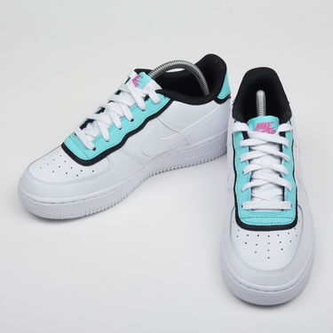 Tenisky a topánky Nike Air Force 1 Low ''Double Layer - Aqua Black'' GS Biela | BV1084-100, 2