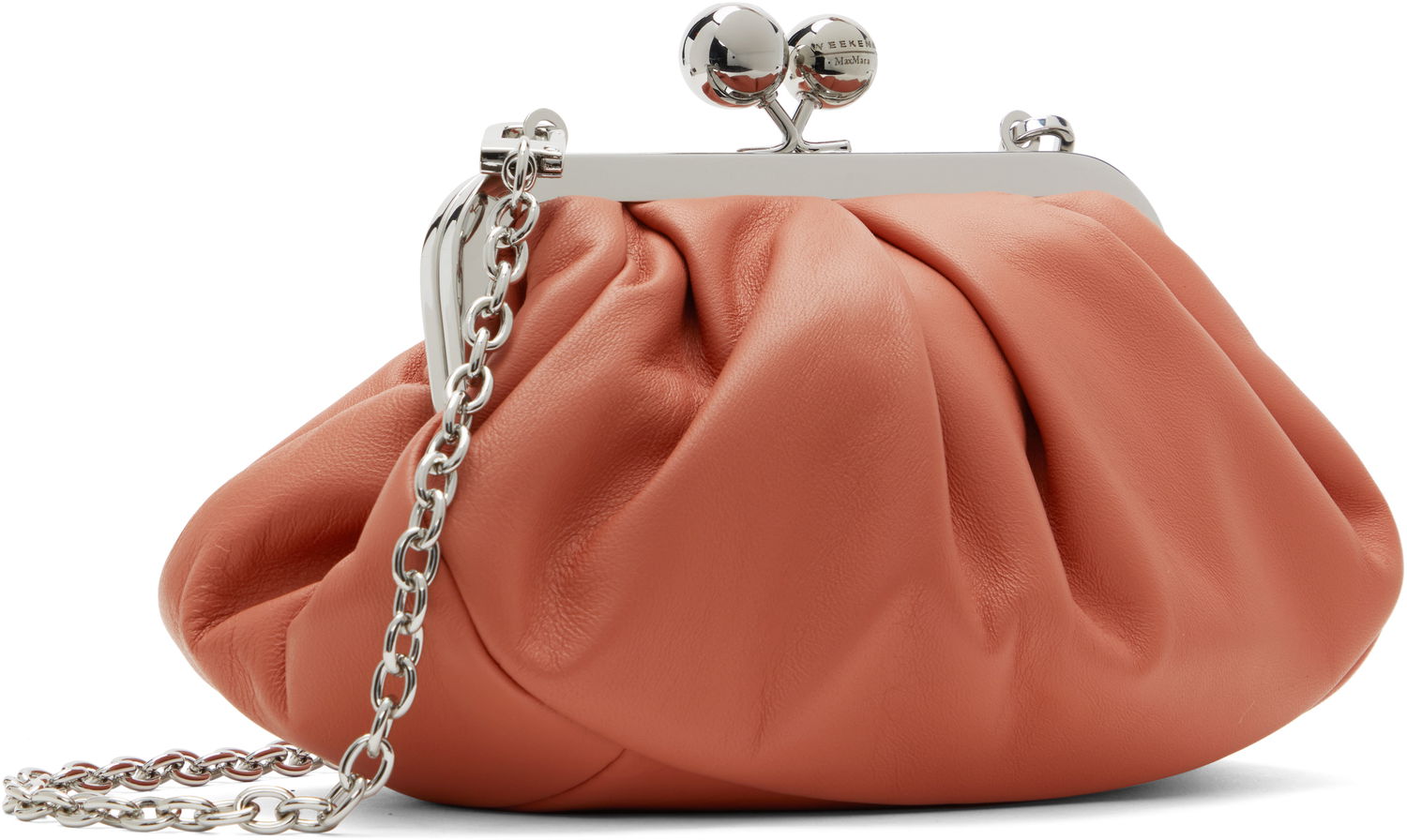 Kabelka Max Mara Weekend Max Mara Prati Leather Shoulder Bag Oranžová | 2515511034600, 1