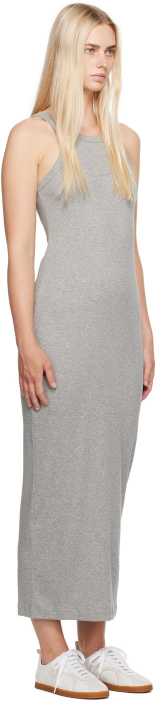 Šaty TOTEME Women's Curved Maxi Dress Šedá | 243-WRD3766-FB0246, 1
