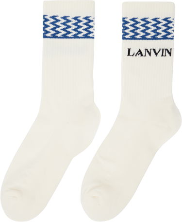 Ponožky LANVIN Lanvin Curb Socks Biela | AM-SABSK2-1CCU-P25, 2