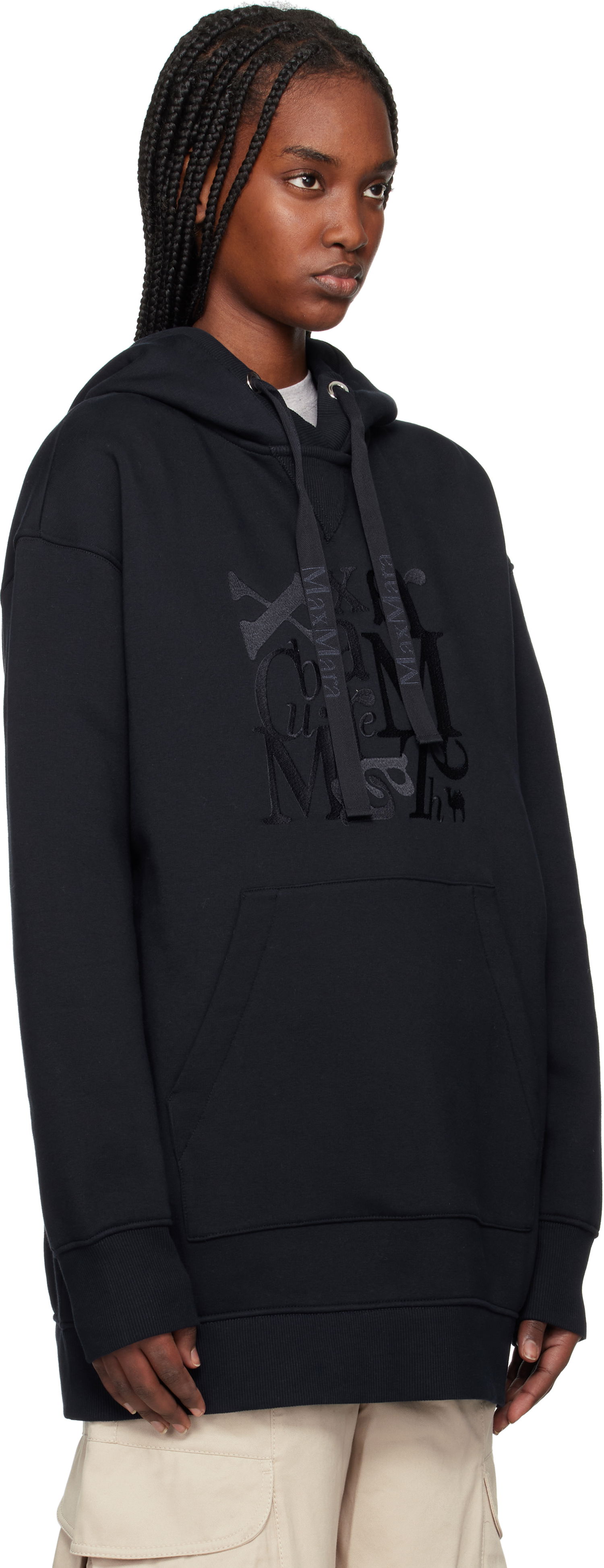 Mikina Max Mara Max Mara Musa Hoodie Čierna | 2519921011600, 1
