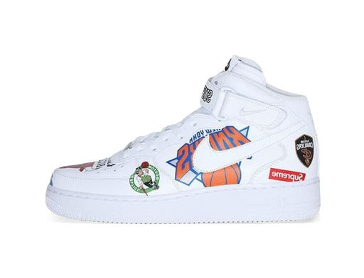 Tenisky a topánky Nike Supreme x NBA x Air Force 1 Mid 07 Biela | AQ8017-100