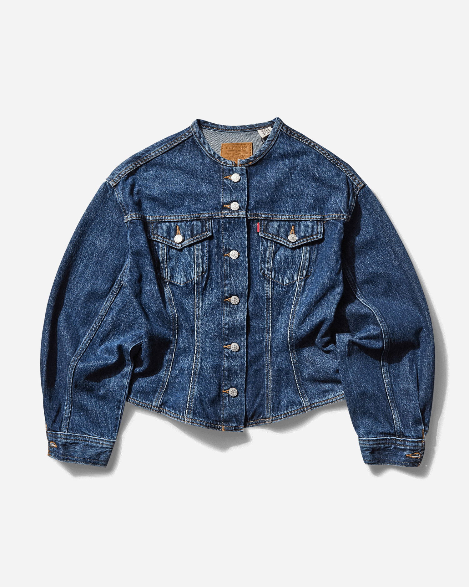 Bunda Levi's Sculpted Trucker Jacket Modrá | 001T6 0001, 1