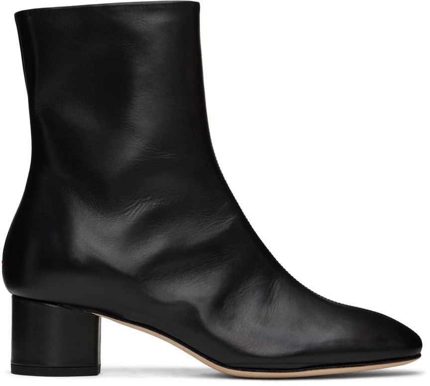 Oblečenie Aeyde Aeyde Allegra Leather Ankle Boots Čierna | A11-AB-ALLD55BL-223-800-046, 0