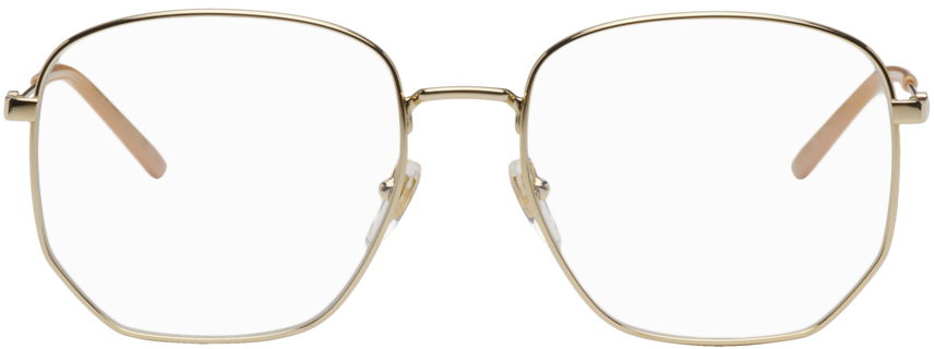 Slnečné okuliare Gucci Rectangular Glasses Béžová | GG0396S-001, 0
