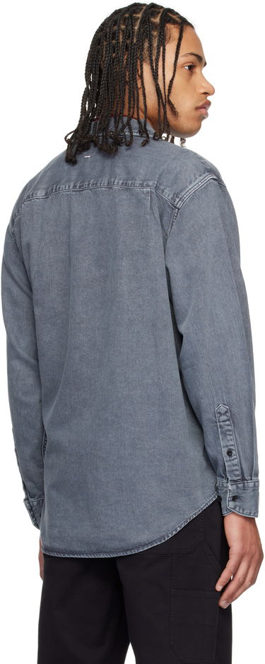 Košeľa rag & bone Rag & Bone Matthew Denim Shirt Šedá | MED24H1438UFAI, 2
