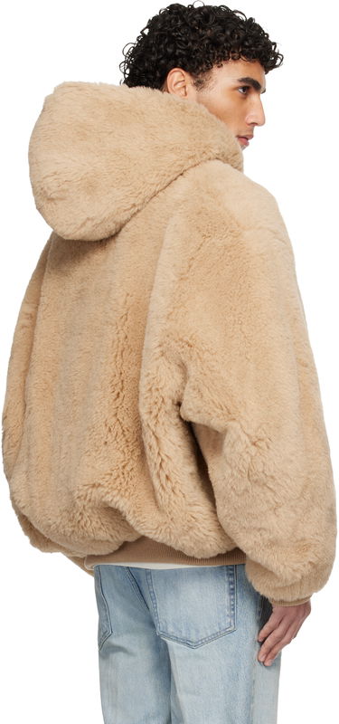 Bomber bunda Fear of God Alpaca Hooded Bomber Jacket Béžová | FG25FW50-506TES-237, 2